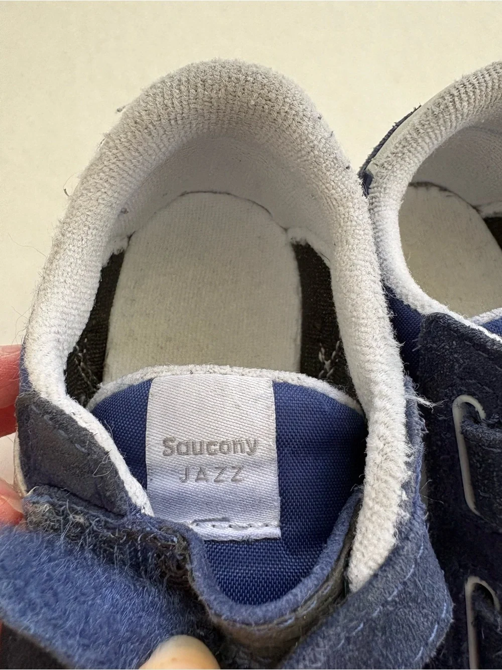 Saucony Originals Jazz Hook & Loop Sneakers Toddler Boy Sz 8.5M Cobalt Blue
